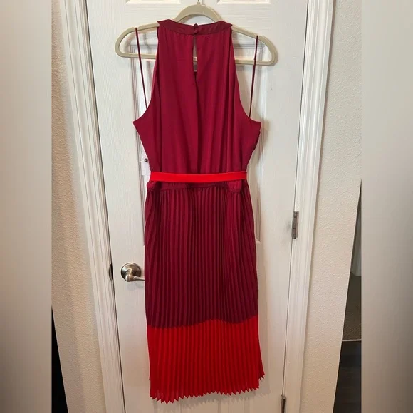 Chic Red Halter Sundress for Cocktail Events!! Brand New!! Plus size 20 - Picture 3 of 4